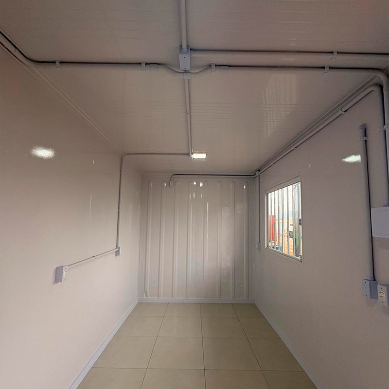 Fachada contemporanea de kitnet modular